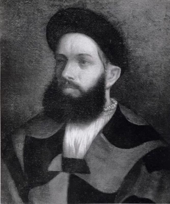 Il Romanino-244-Ritratto maschile - Accademia Carrara, Bergamo